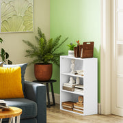 Estante de 3 Níveis Branca 60x24x80 cm - Organização e Elegância para o seu Espaço