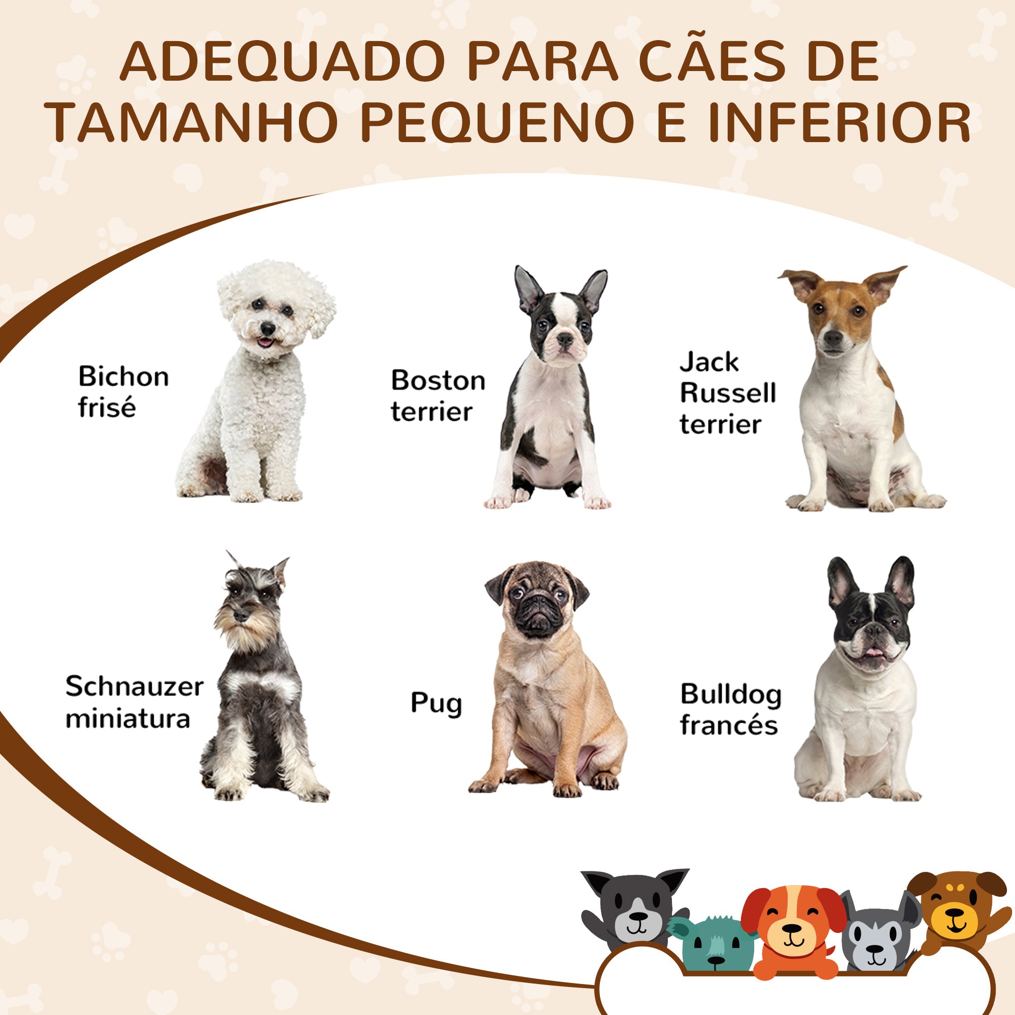 Casa de Madeira para Cães Pequenos – 69x50x58,5 cm – Preto – MDF
