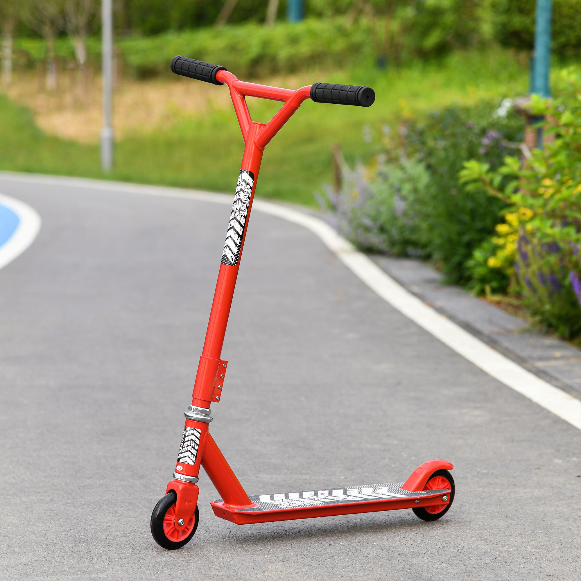Trotinete Freestyle Vermelho 68.5x49x78.5cm para Crianças Acima de 8 Anos