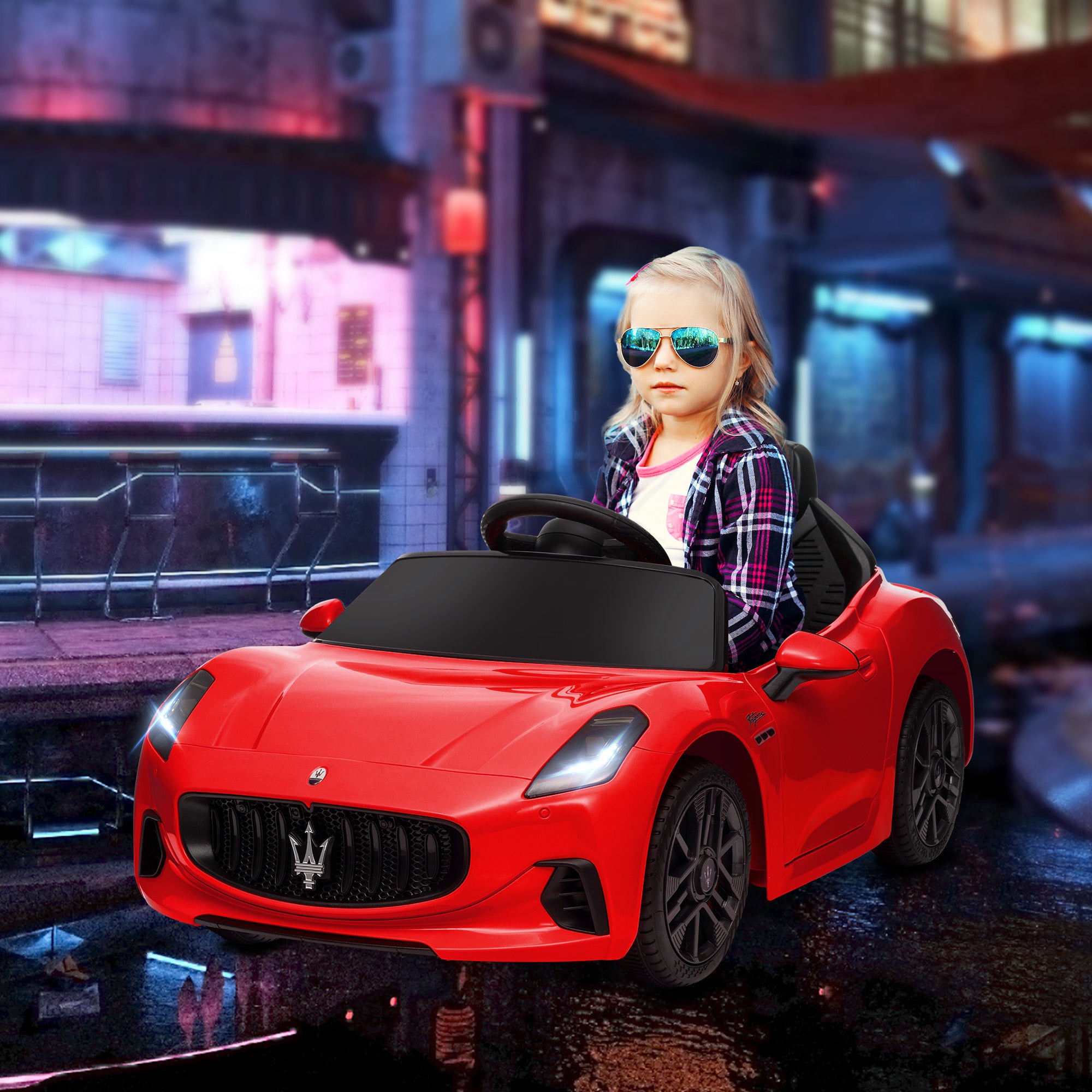 Carro Elétrico para Crianças 98x59x43 cm Vermelho