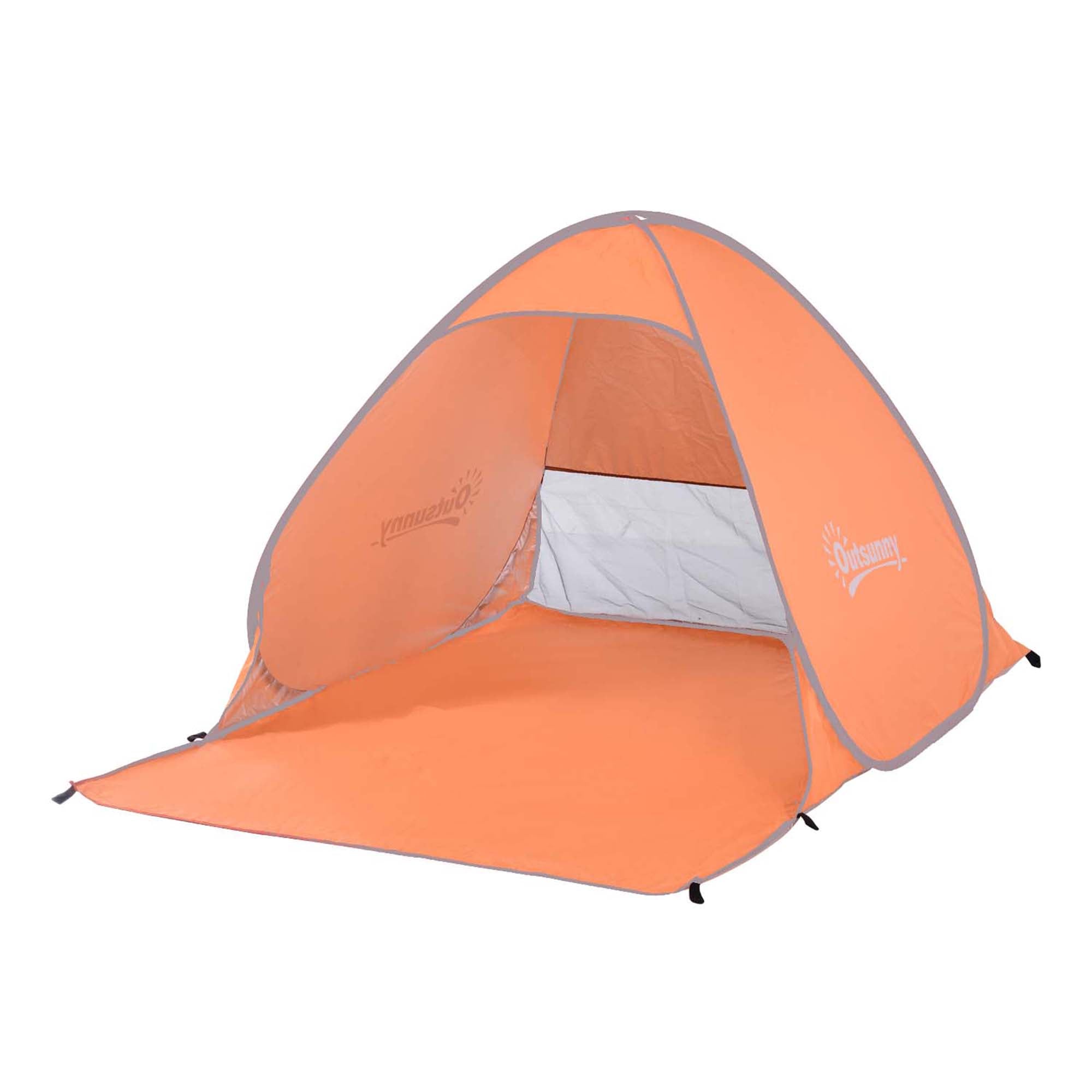 Tenda Pop-up Portátil Laranja 150x200x115 cm