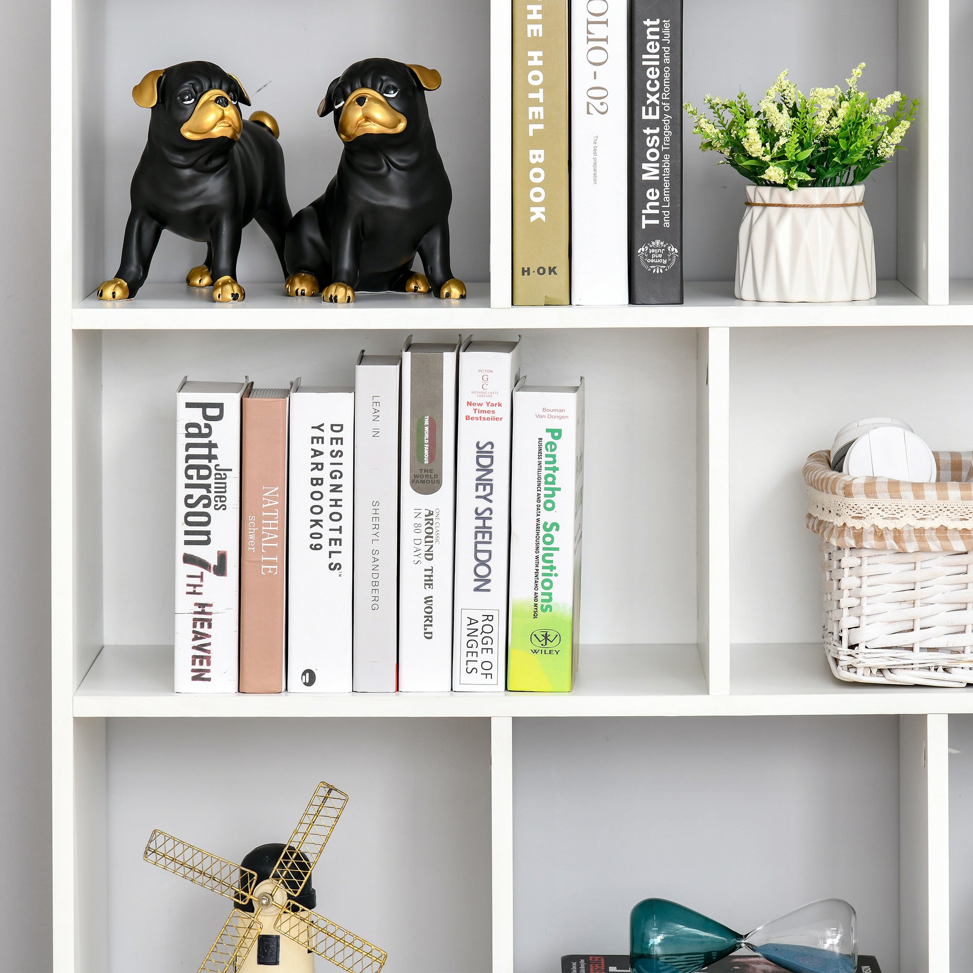 Estante para Livros 97,5x30x100cm Branco