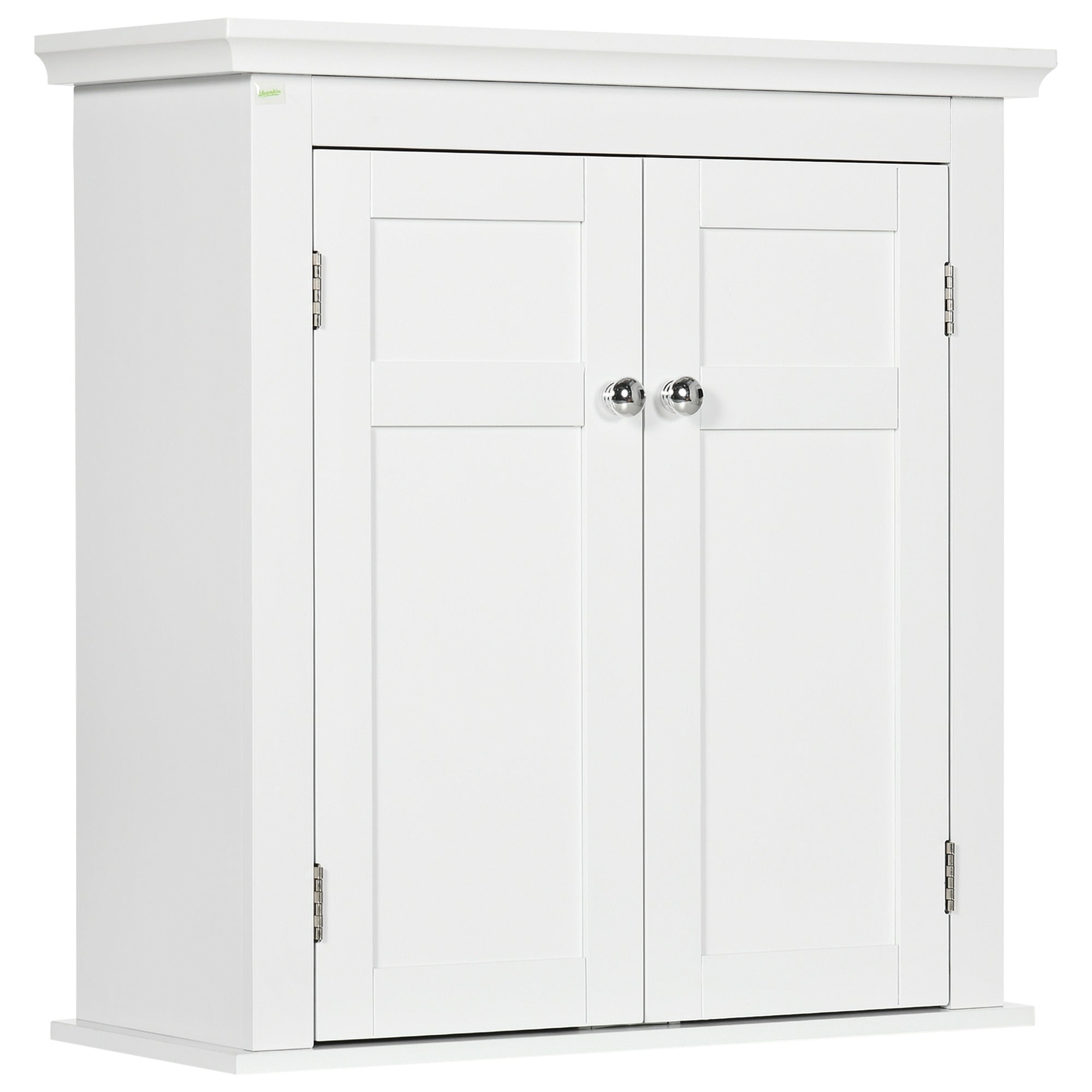 Armário de Parede para Casa de Banho 58x24x60 cm - Branco