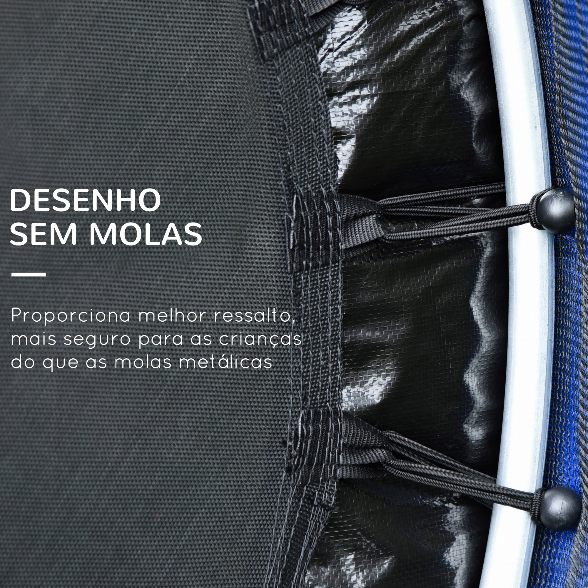 Trampolim Infantil Multicor Ø140x160 cm para Crianças de 3-6 Anos