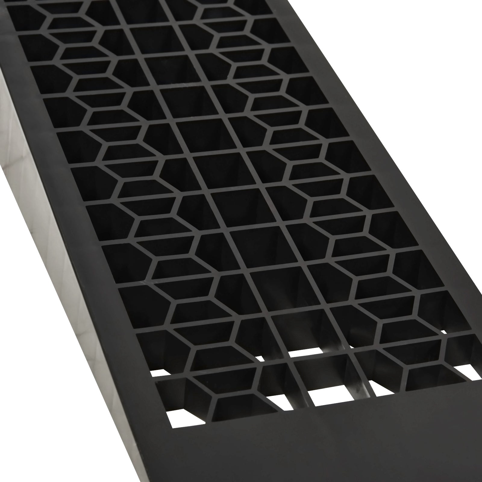 Conjunto de 2 Rampas de Plástico 70x19,5 cm - Cor Preto