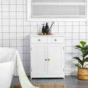 Armário Auxiliar Casa de Banho 60x30x75 cm Branco
