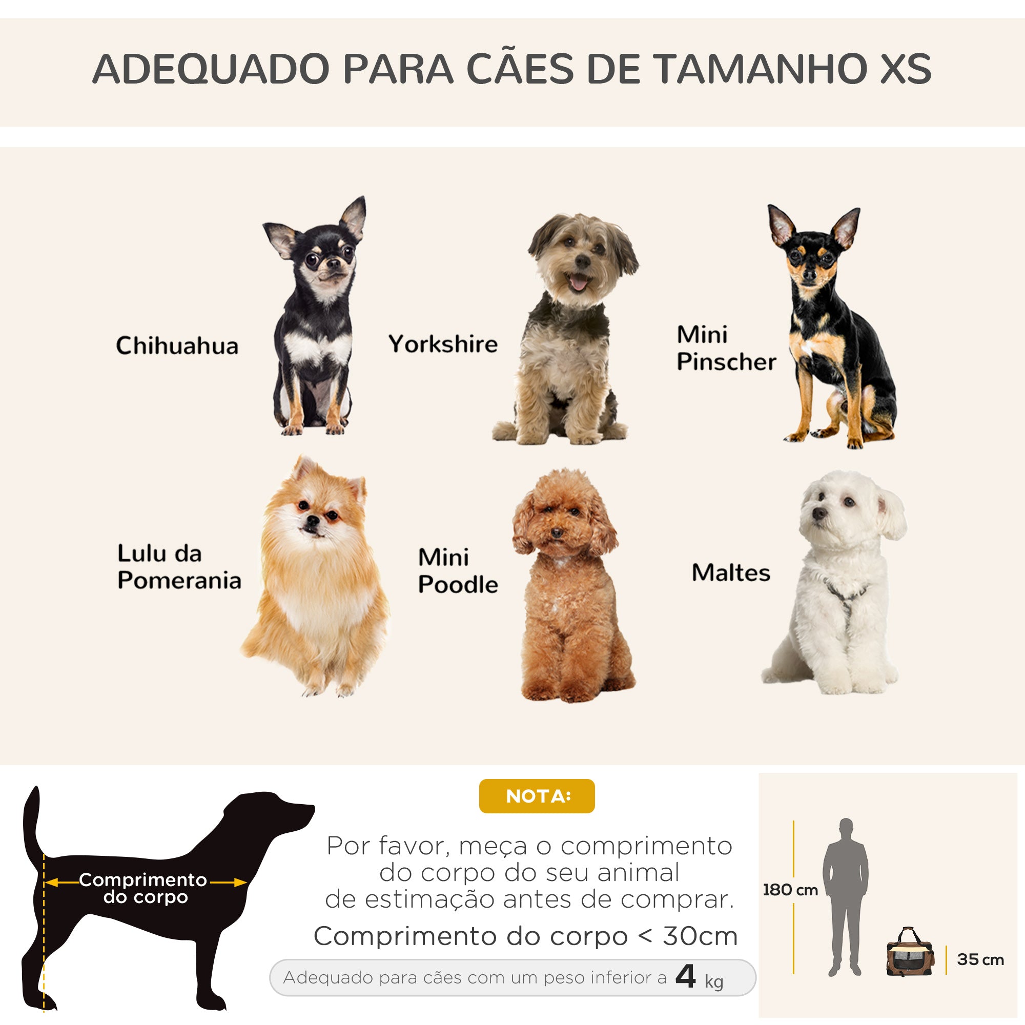 Transportadora para Cães e Gatos 50,5x33,5x35cm Marrom