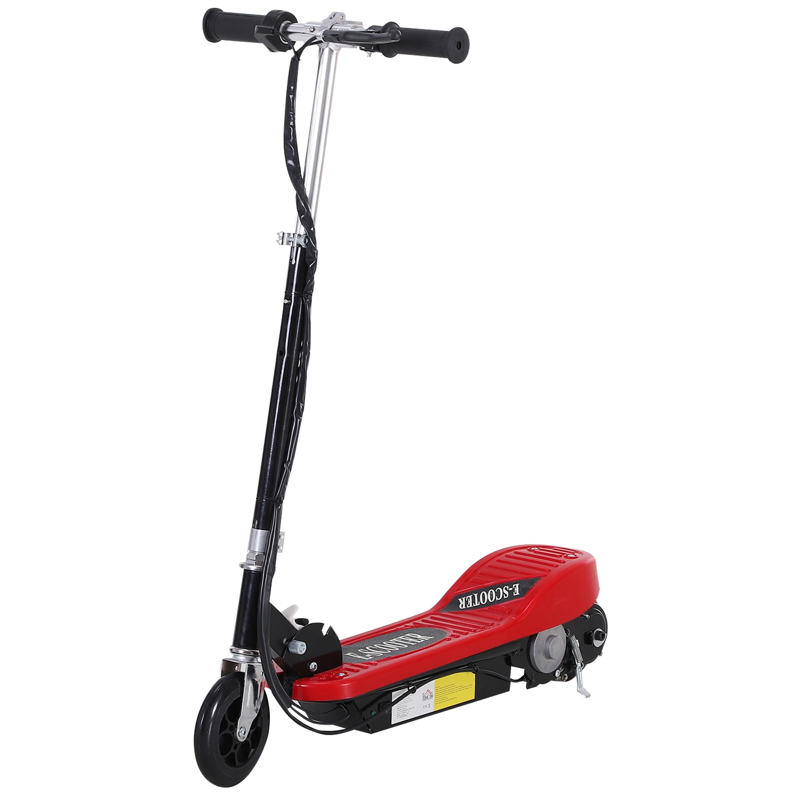 Trotinete Elétrica Dobrável Vermelha 78x37x95cm para Crianças e Adolescentes