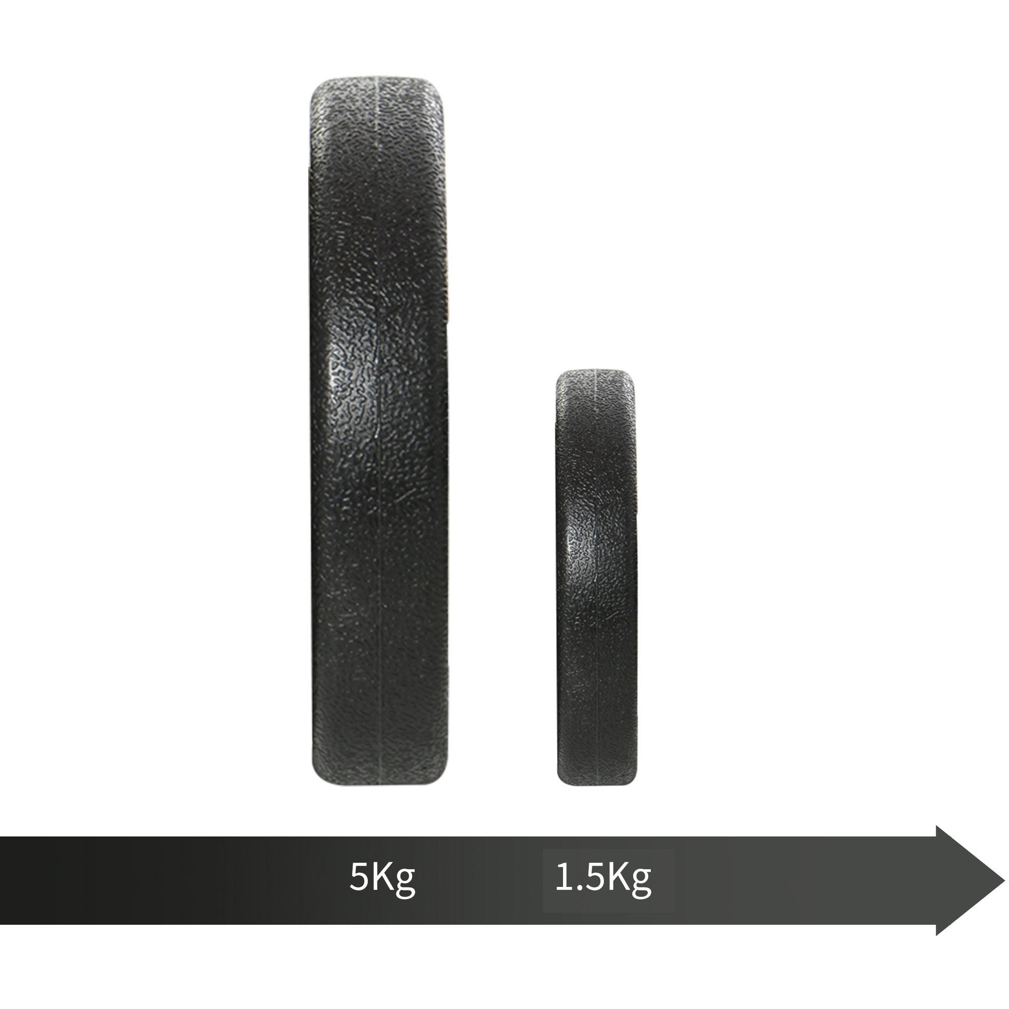 Conjunto de Halteres Ajustáveis – 50kg – Preto – Aço e Plástico