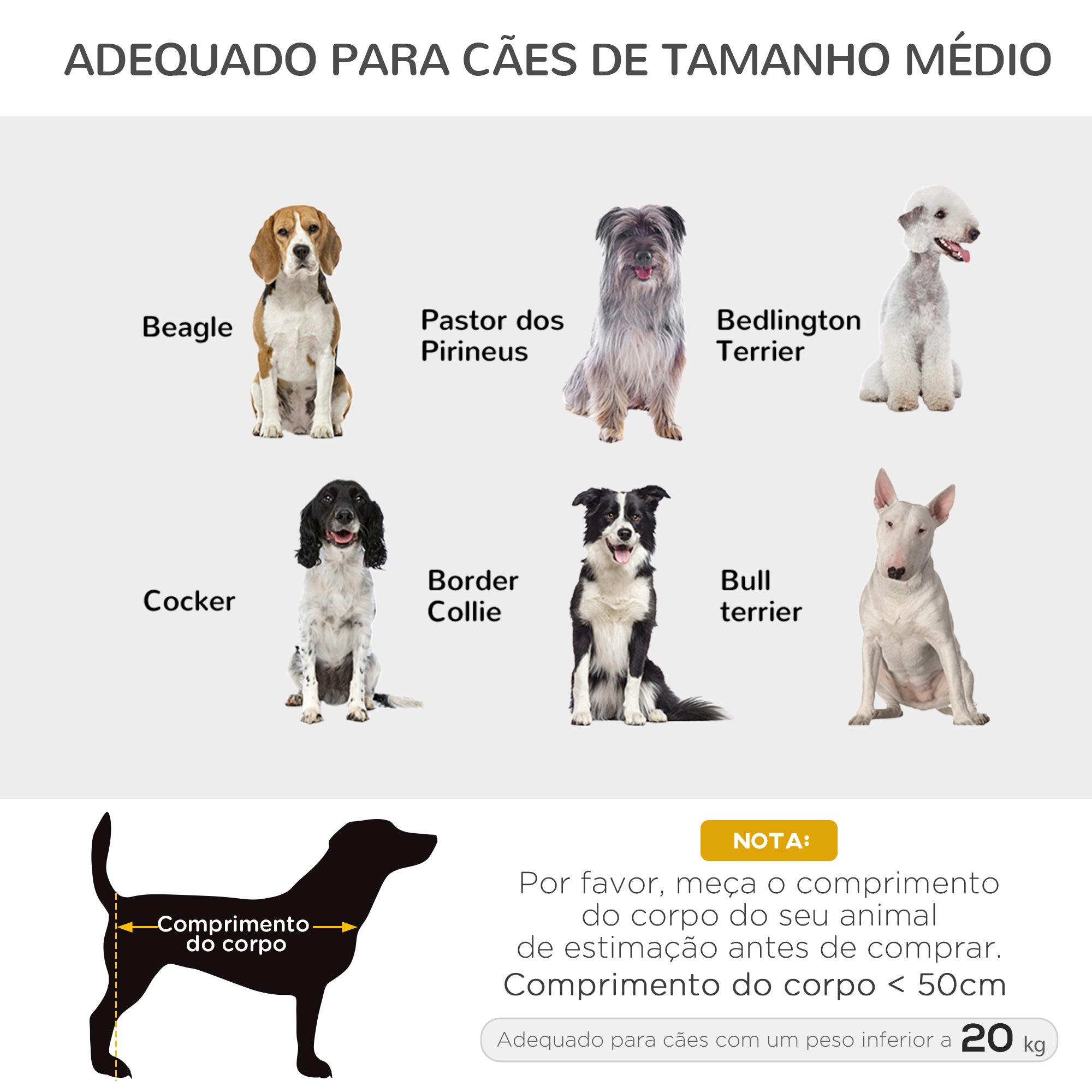 Cama para Animais de Estimação – 76x61x18cm – Marrom – Metal e Tecido Oxford