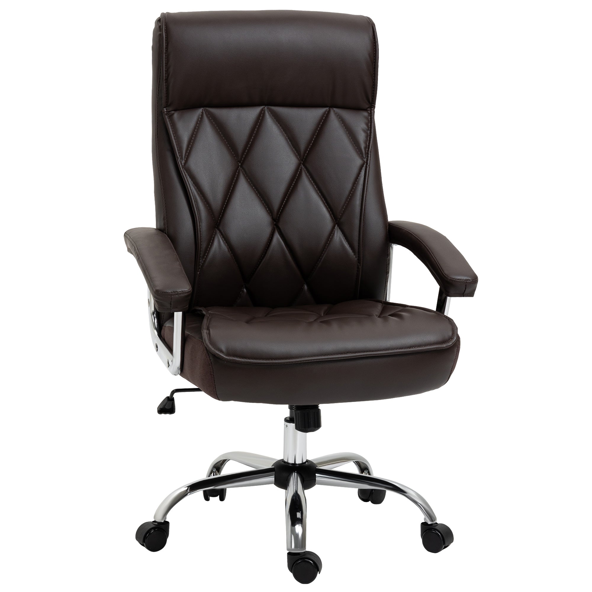 Cadeira de Escritório Ergonômica Marrom 66x69x121cm