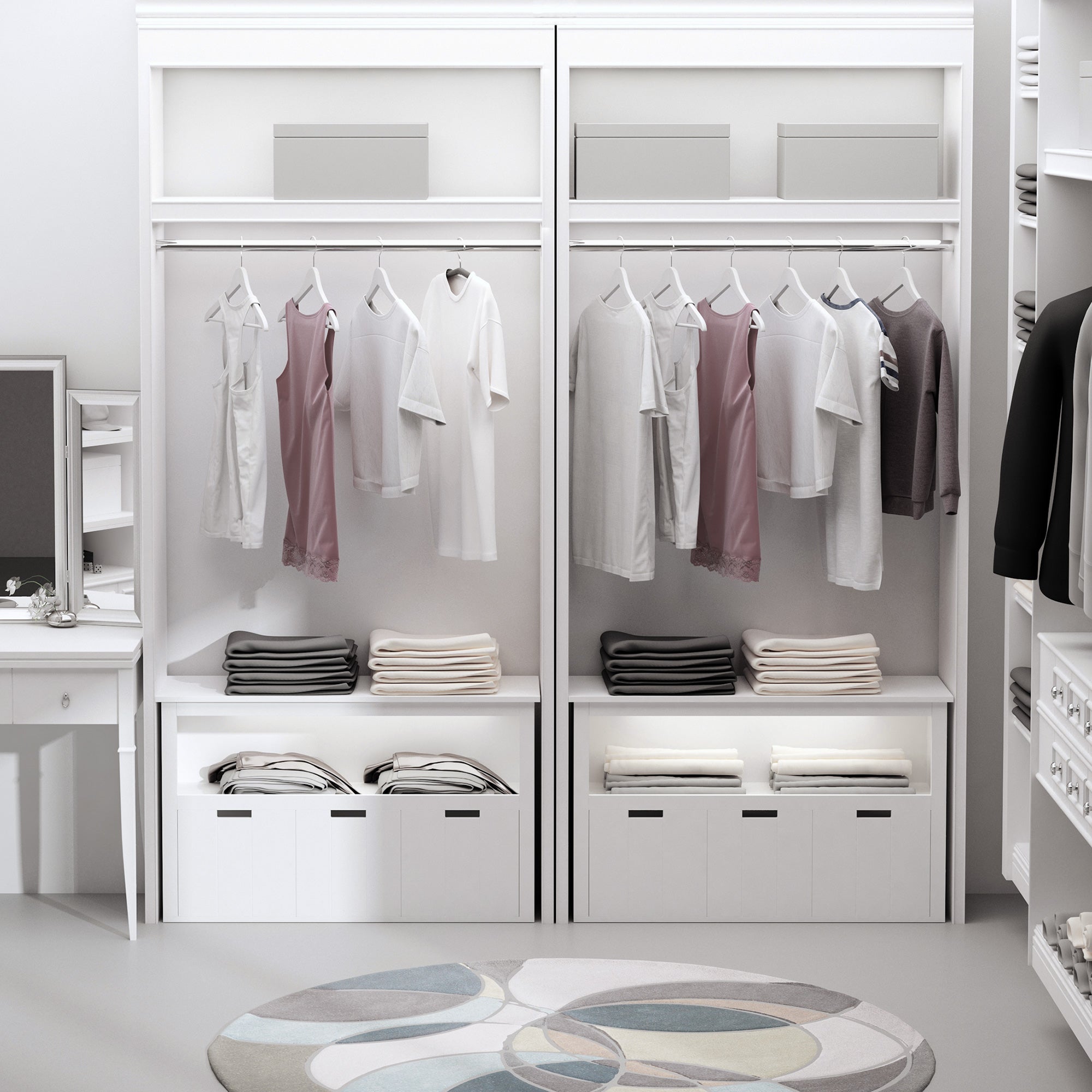Aparador de Sala de Estar 102x33x61.5cm Branco