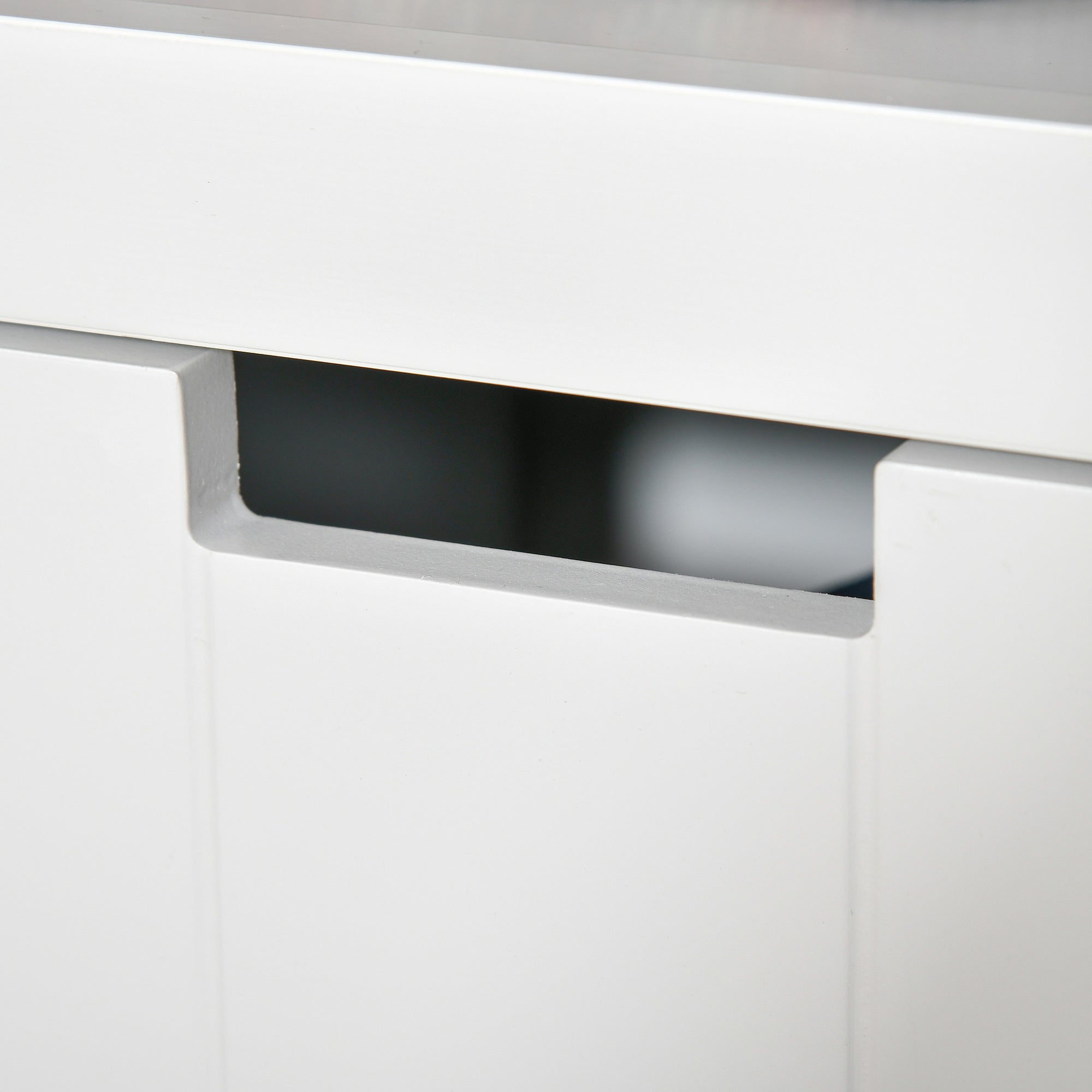 Aparador de Sala de Estar 102x33x61.5cm Branco
