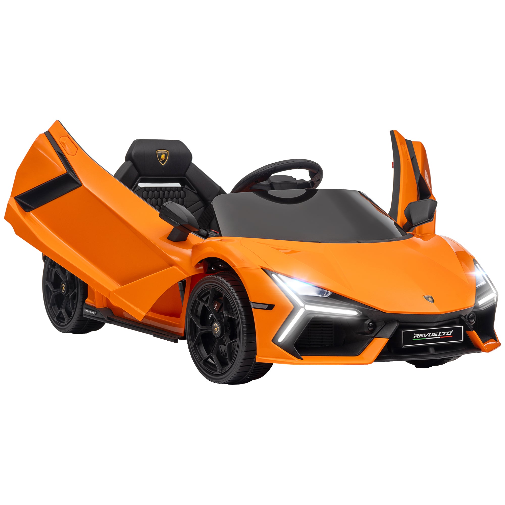 Carro Elétrico Infantil Laranja 105x60x40 cm