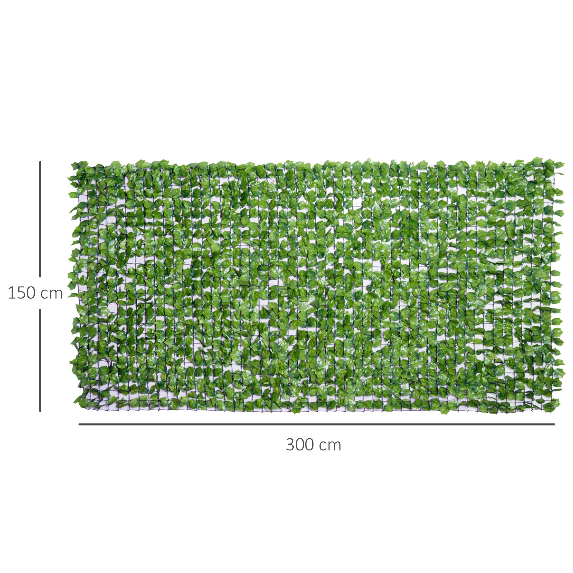 Vedação Artificial em Rolo 3x1,5m Verde - Privacidade e Decoração para Jardim