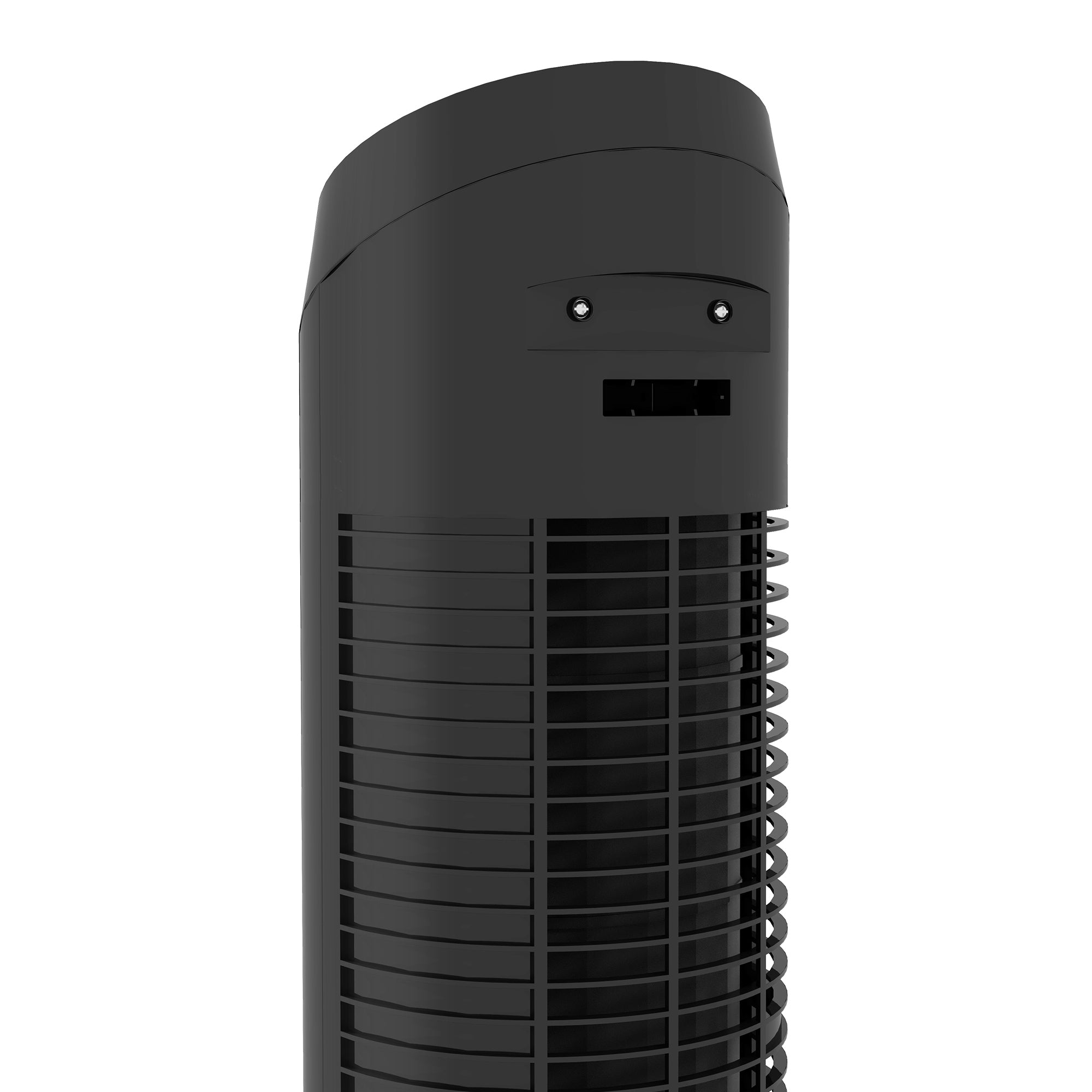 Ventoinha de Coluna Silenciosa Ø27x75 cm - Cor Preto