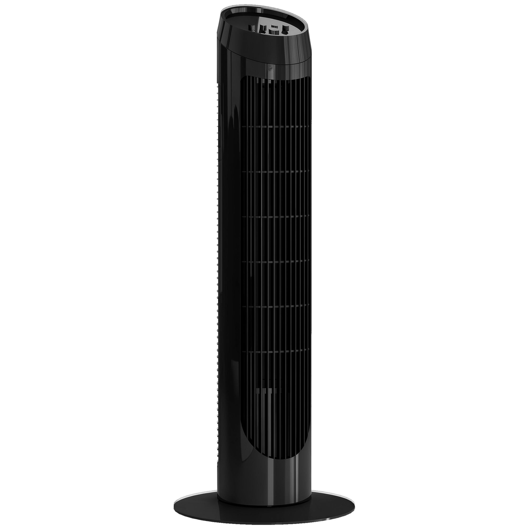 Ventoinha de Coluna Silenciosa Ø27x75 cm - Cor Preto