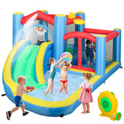Castelo Insuflável 5 em 1 Multicor 385x290x180 cm