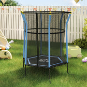 Trampolim Infantil – Ø163,5x190 cm – Azul – Estrutura de aço revestido, tecido PP e EPE